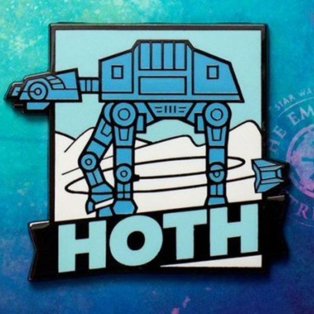 New! Hoth Empire Strikes Back 2" Pin Star Wars